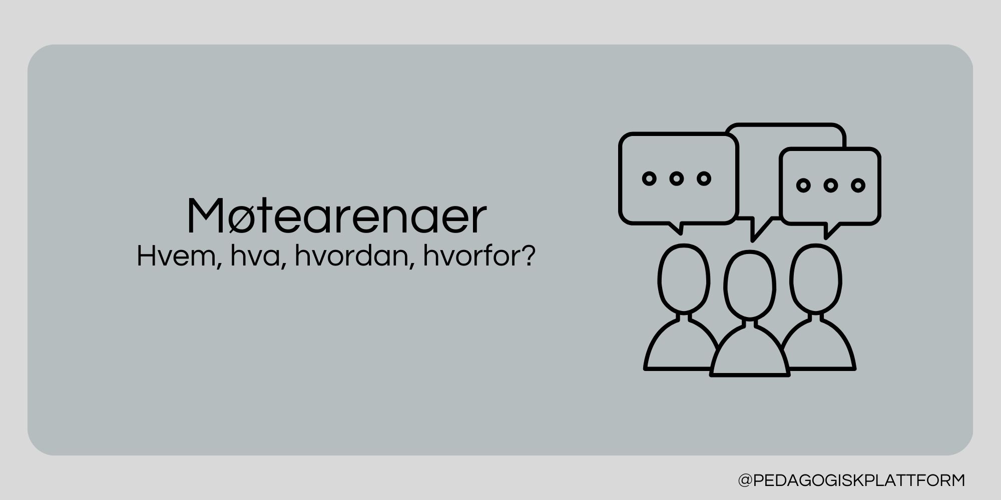 Refleksjonskort møtearenaer fremside