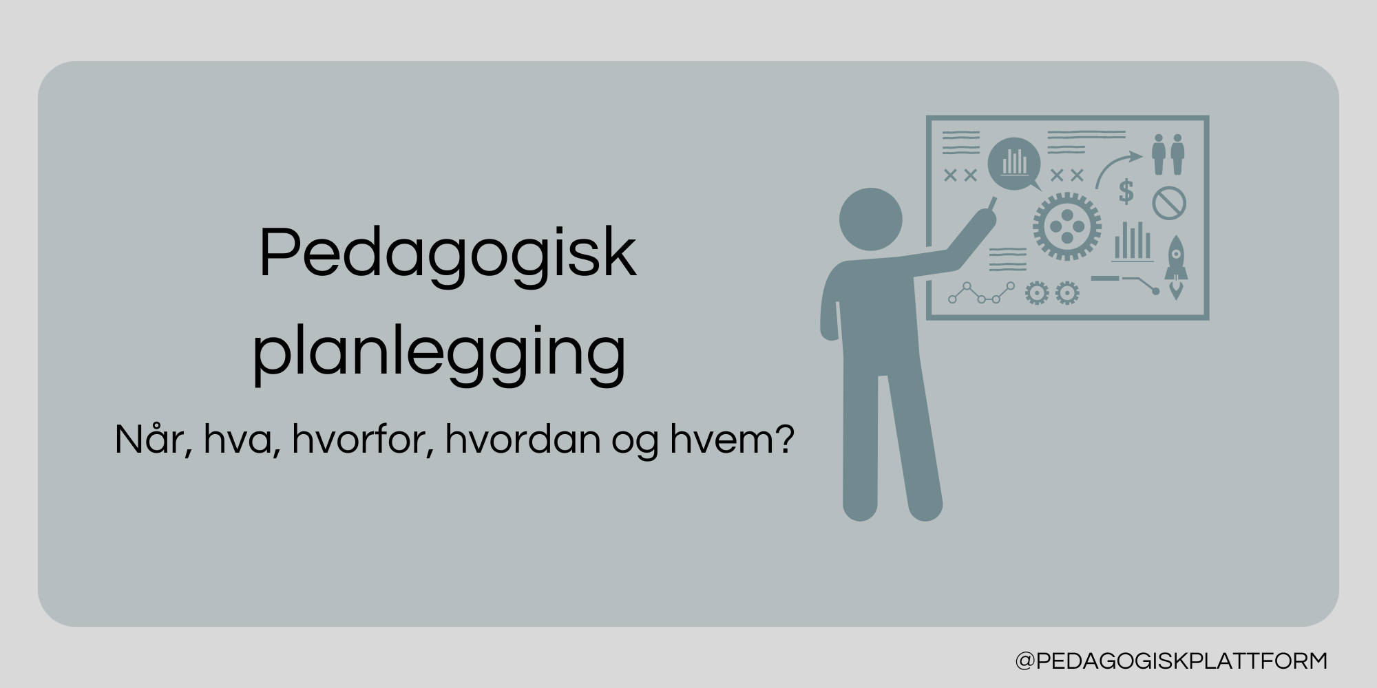 Refleksjonskort pedagogisk planleging fremside